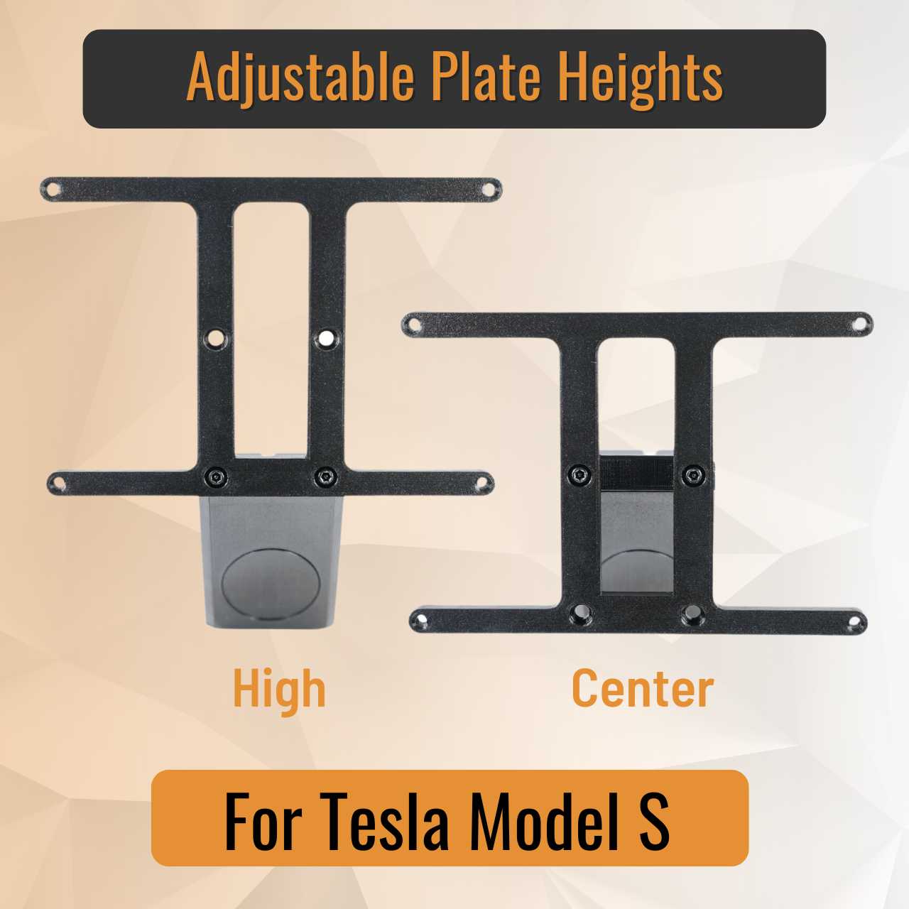 Tesla Model S SnapPlate Front License Plate Holder
