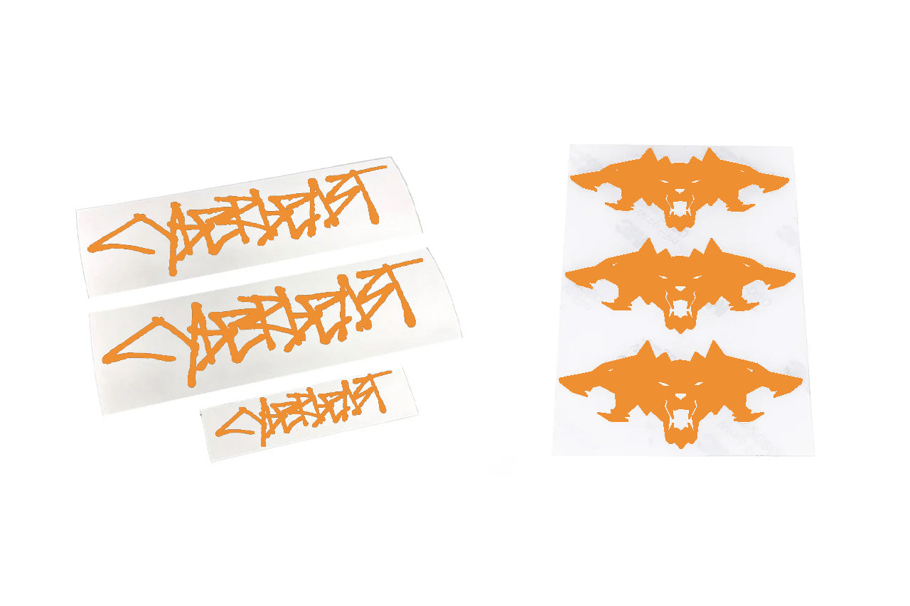 Cyberbeast Fender & Small Tailgate Decal for Cybertruck (Vinyl Wrap Replacement Badge)