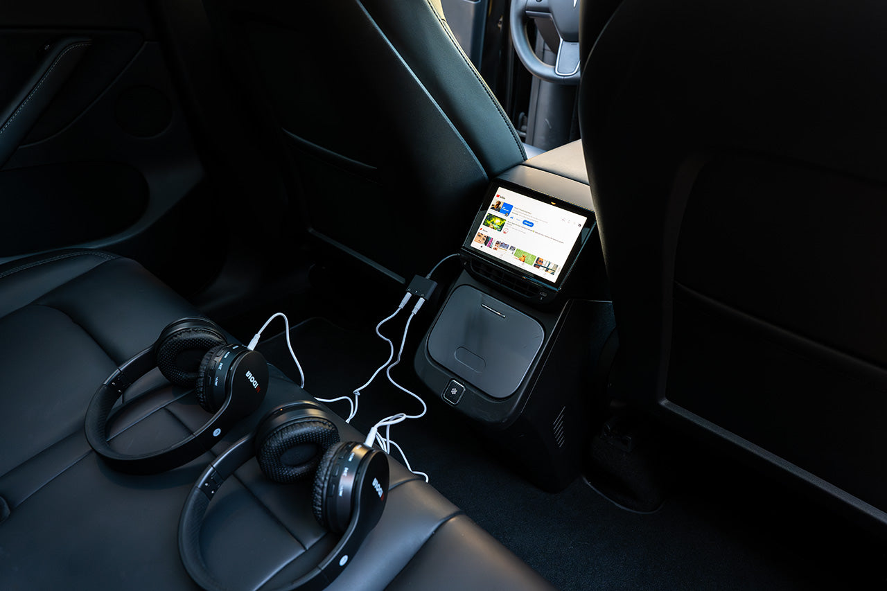 Tesla Model 3 & Y MSX-Entertainment 3.0 Rear Touch Screen with Bluetooth Audio, Apple CarPlay / AirPlay & Streaming Apps