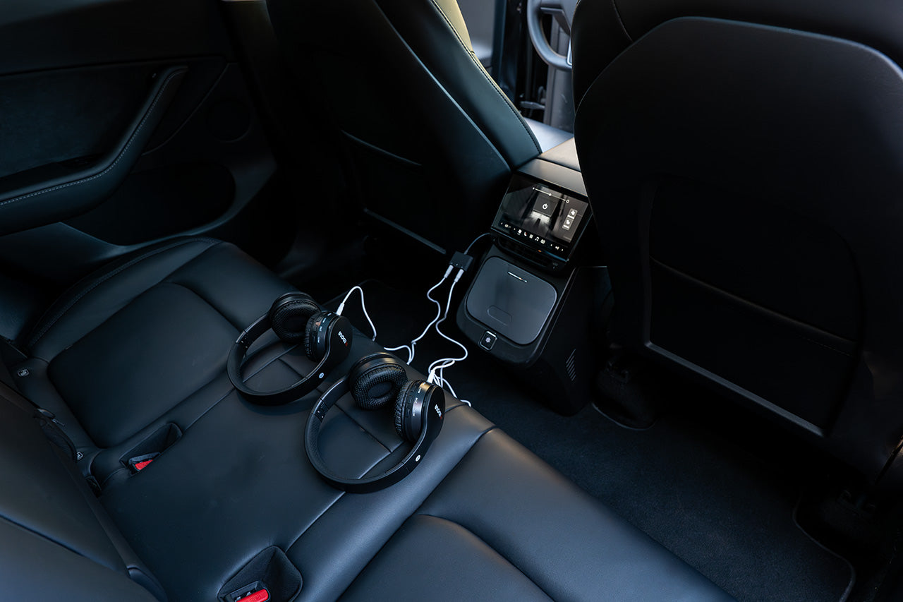 Tesla Model 3 & Y MSX-Entertainment 3.0 Rear Touch Screen with Bluetooth Audio, Apple CarPlay / AirPlay & Streaming Apps