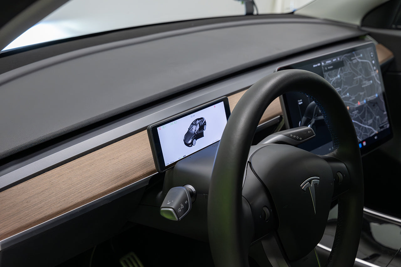 Tesla Model 3 & Y MSX-CP7 Apple CarPlay / Android Auto Driver View Dash & Touchscreen LCD Display (Smart Instrument Cluster)