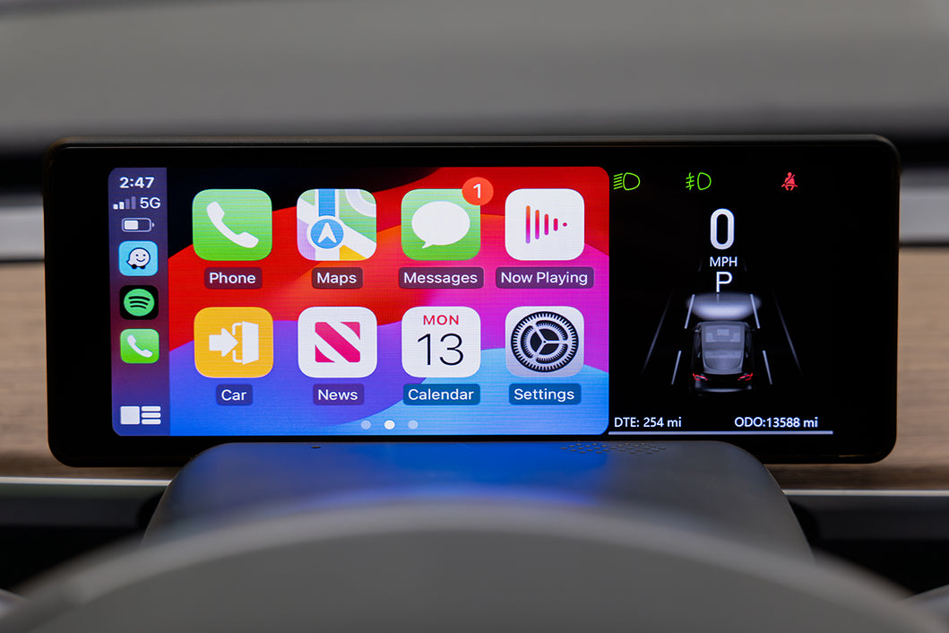 Tesla Model 3 & Y MSX-CP7 Apple CarPlay / Android Auto Driver View