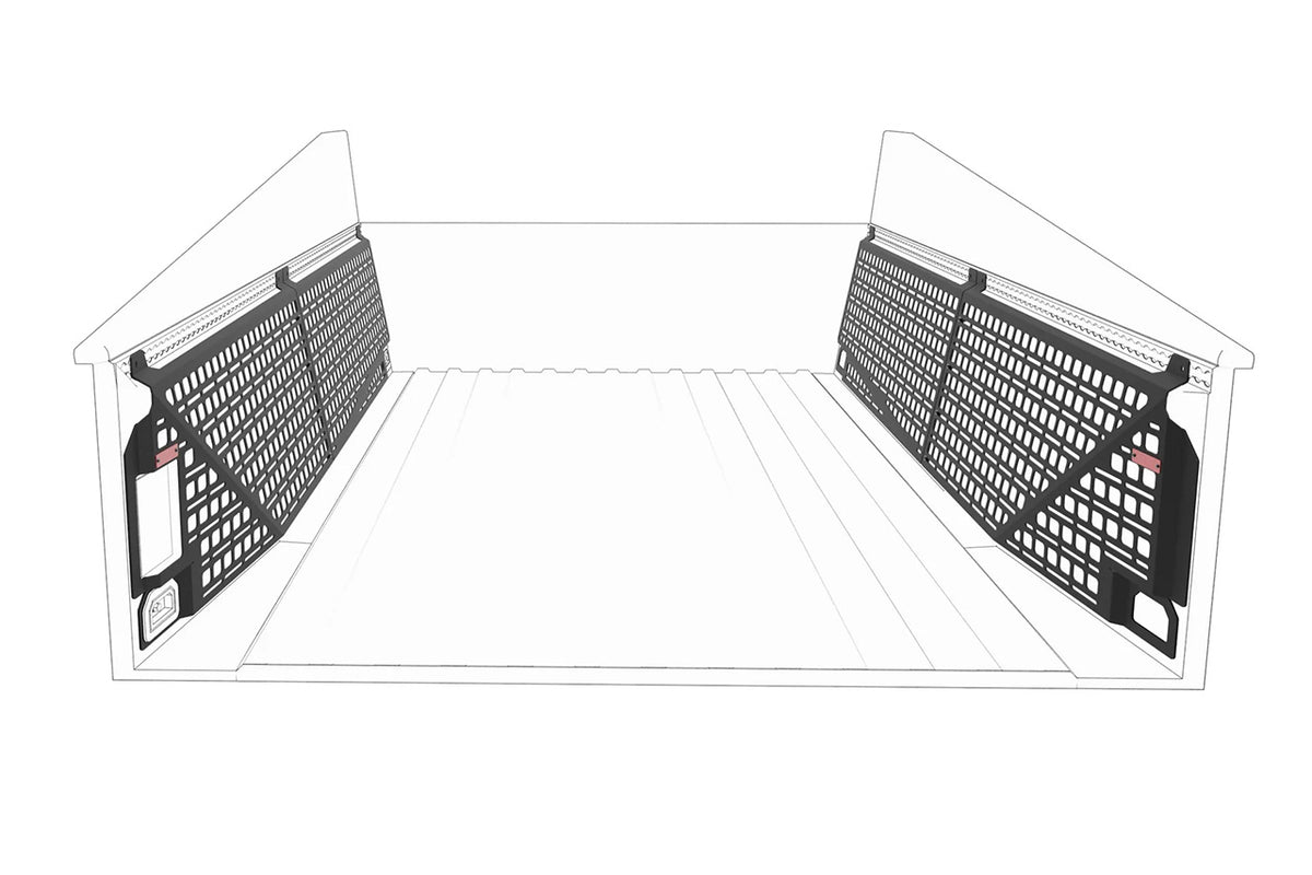 Tesla Cybertruck Bed Inner Side Molle Rack System