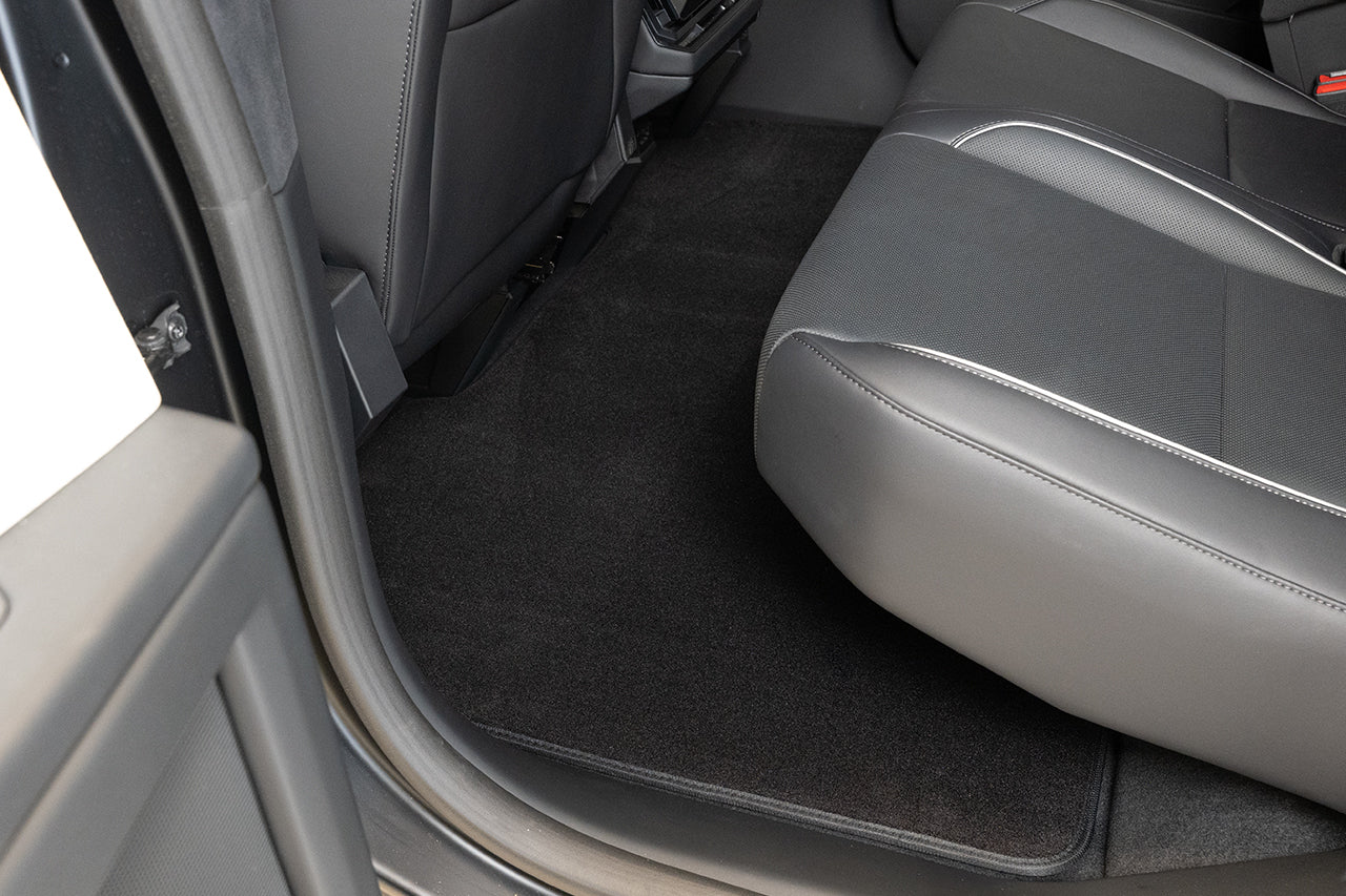 Tesla Cybertruck Precision Fitment 28oz Embroidered Carpet Floor Mat Set