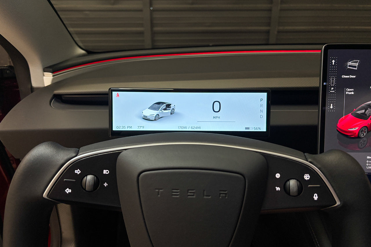 Tesla Model 3 / Y MSX-CP9 Apple CarPlay & Android Auto Driver View Dash & Touchscreen LCD Display (Smart Instrument Cluster)