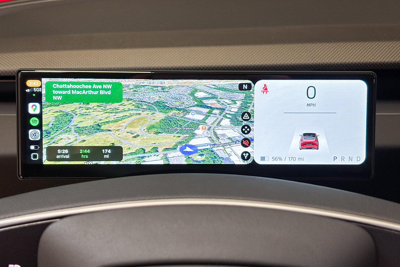 Tesla Model 3 / Y MSX-CP9 Apple CarPlay & Android Auto Driver View Dash & Touchscreen LCD Display (Smart Instrument Cluster)