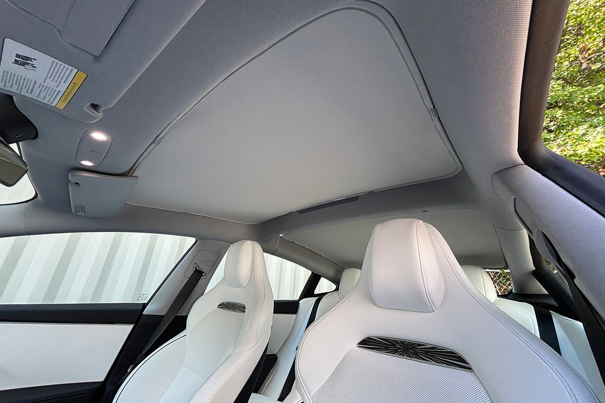 Tesla Model 3 Highland Sun Shade for Panoramic Sunroof