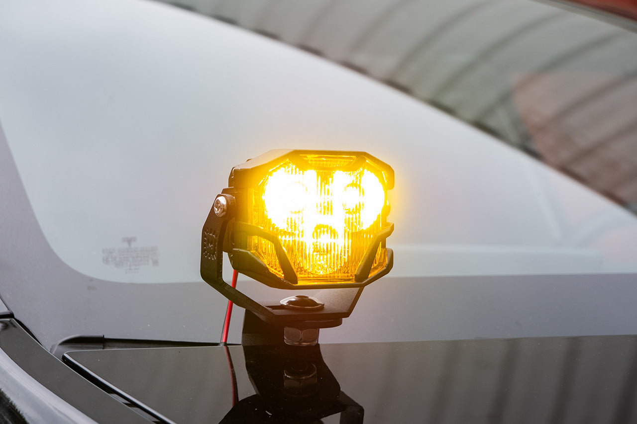 Tesla Model Y LED Pod Ditch Light Kit with Morimoto Bangers