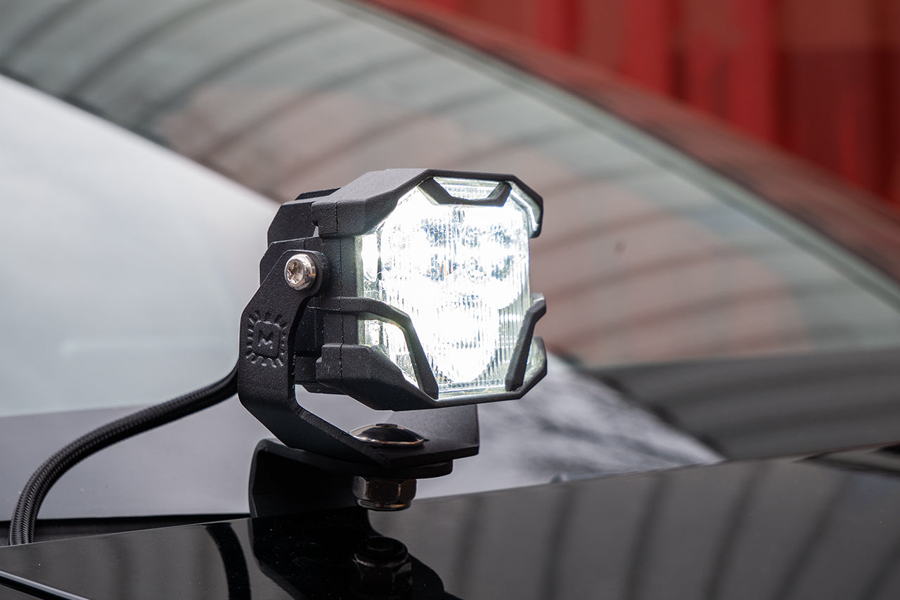 Tesla Model Y LED Pod Ditch Light Kit with Morimoto Bangers