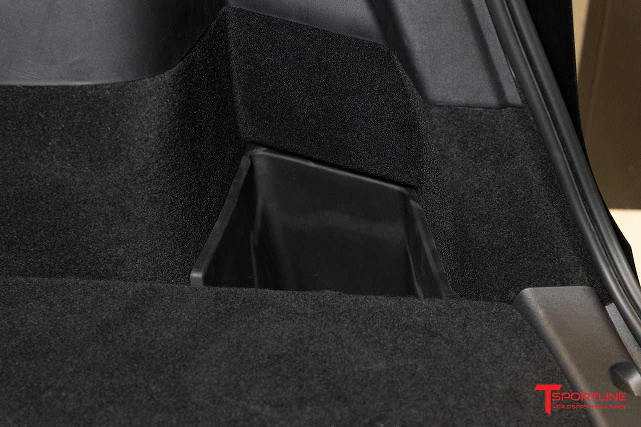 Tesla Model Y Trunk Cargo Side Storage Bin Set
