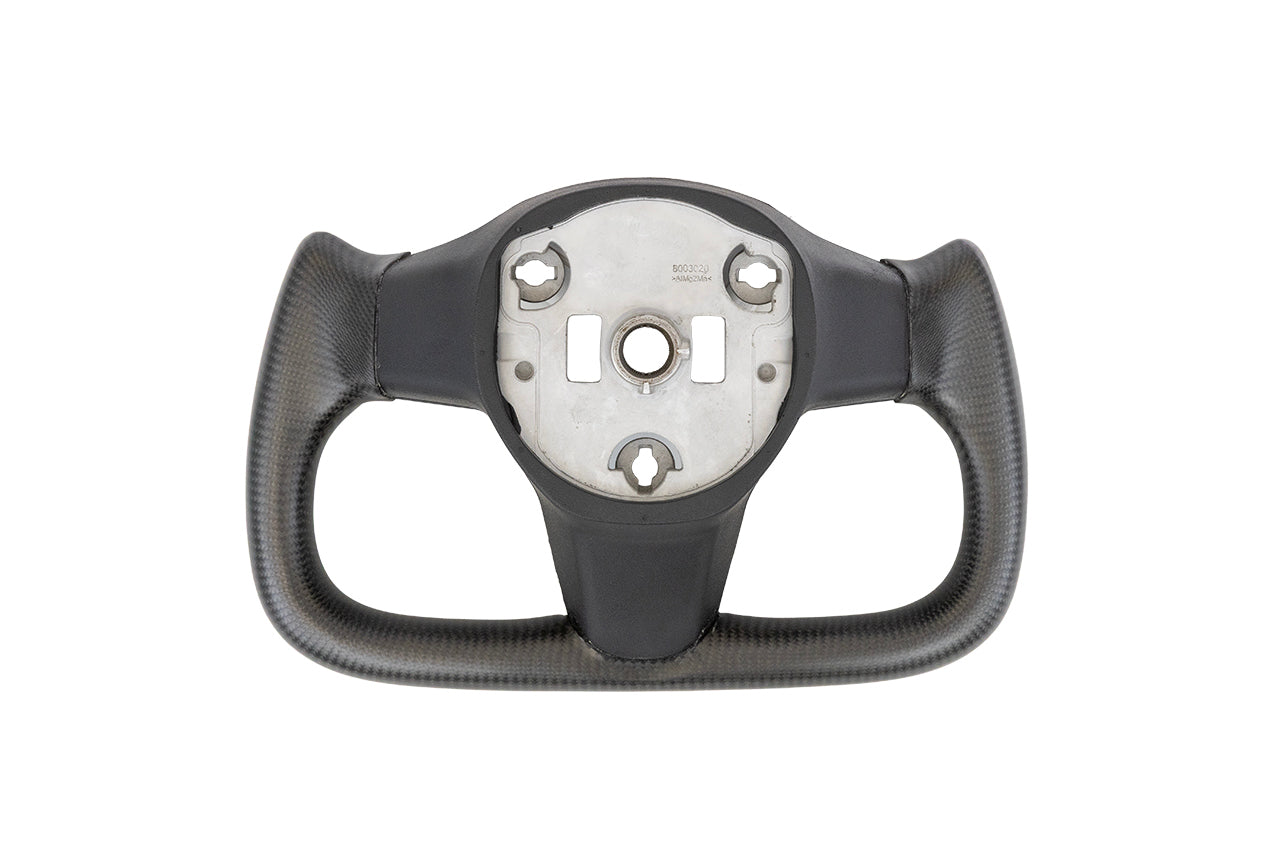Tesla Model 3 / Y Carbon Fiber Yoke Steering Wheel