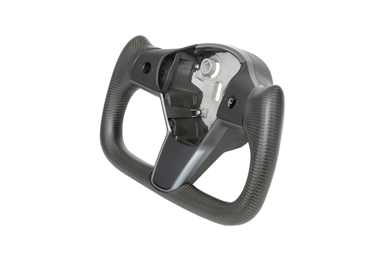 Tesla Model 3 / Y Carbon Fiber Yoke Steering Wheel