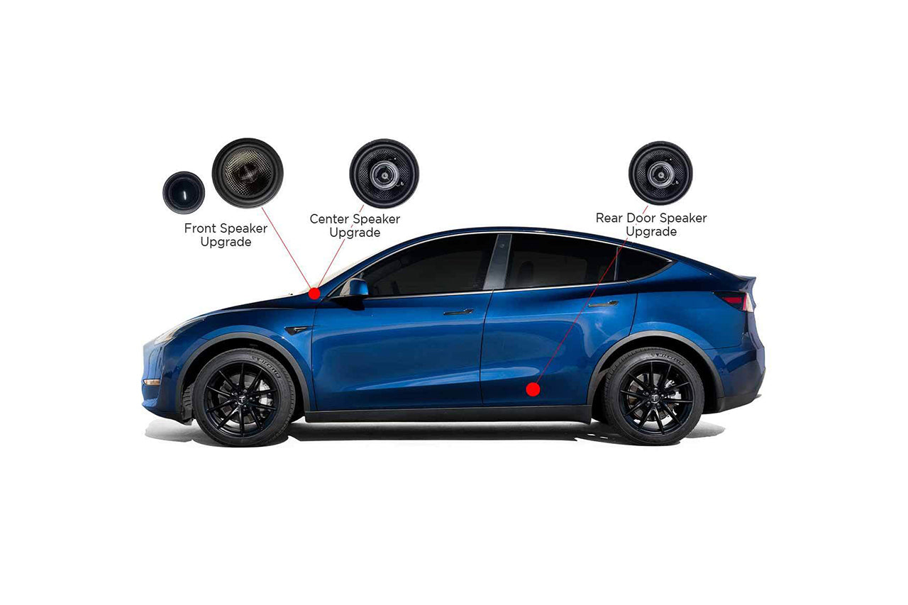 Tesla Model 3 Y Audiophile Upgraded Sound System Speakers Subwoofer T Sportline Tesla Model S 3 X Y Accessories
