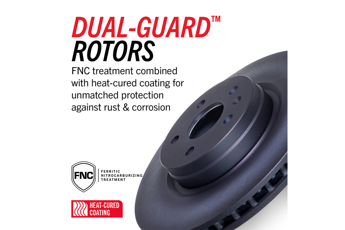 Tesla Model 3 / Y &quot;Dust &amp; Rust Free&quot; Upgrade Replacement Brake Rotor and Pad Set