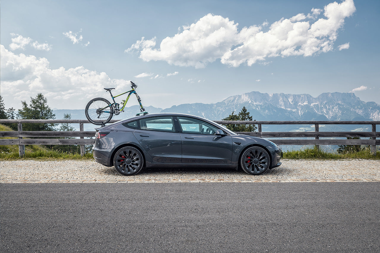 Tesla Vacuum Cup Quick Mount Roof Road & Mountain Bike TreeFrog Pro 1 Single Carrier Rack - One Bicycle