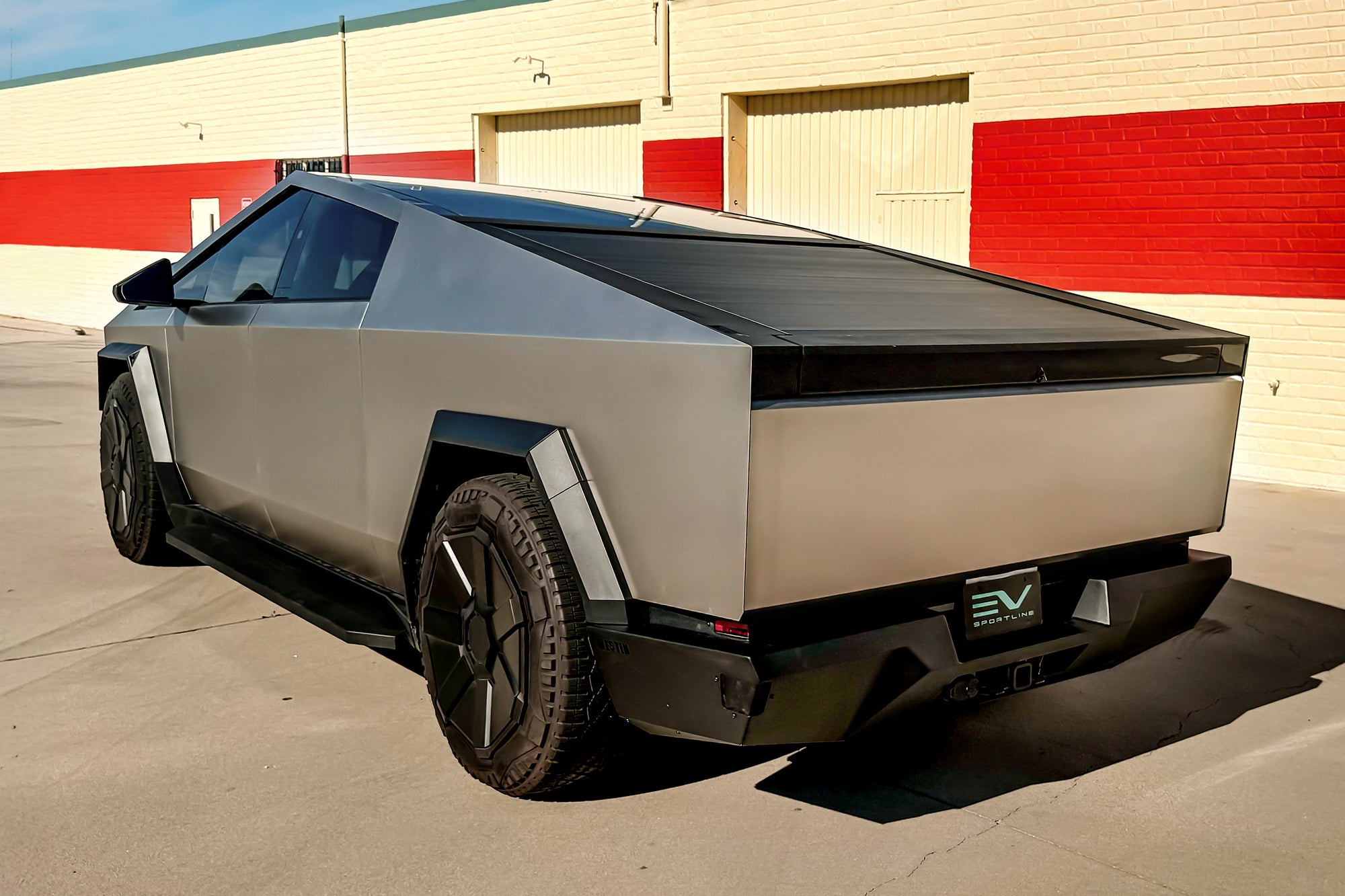 Tesla Cybertruck Westin Pro-Series Rear Bumper Finished in Textured Black