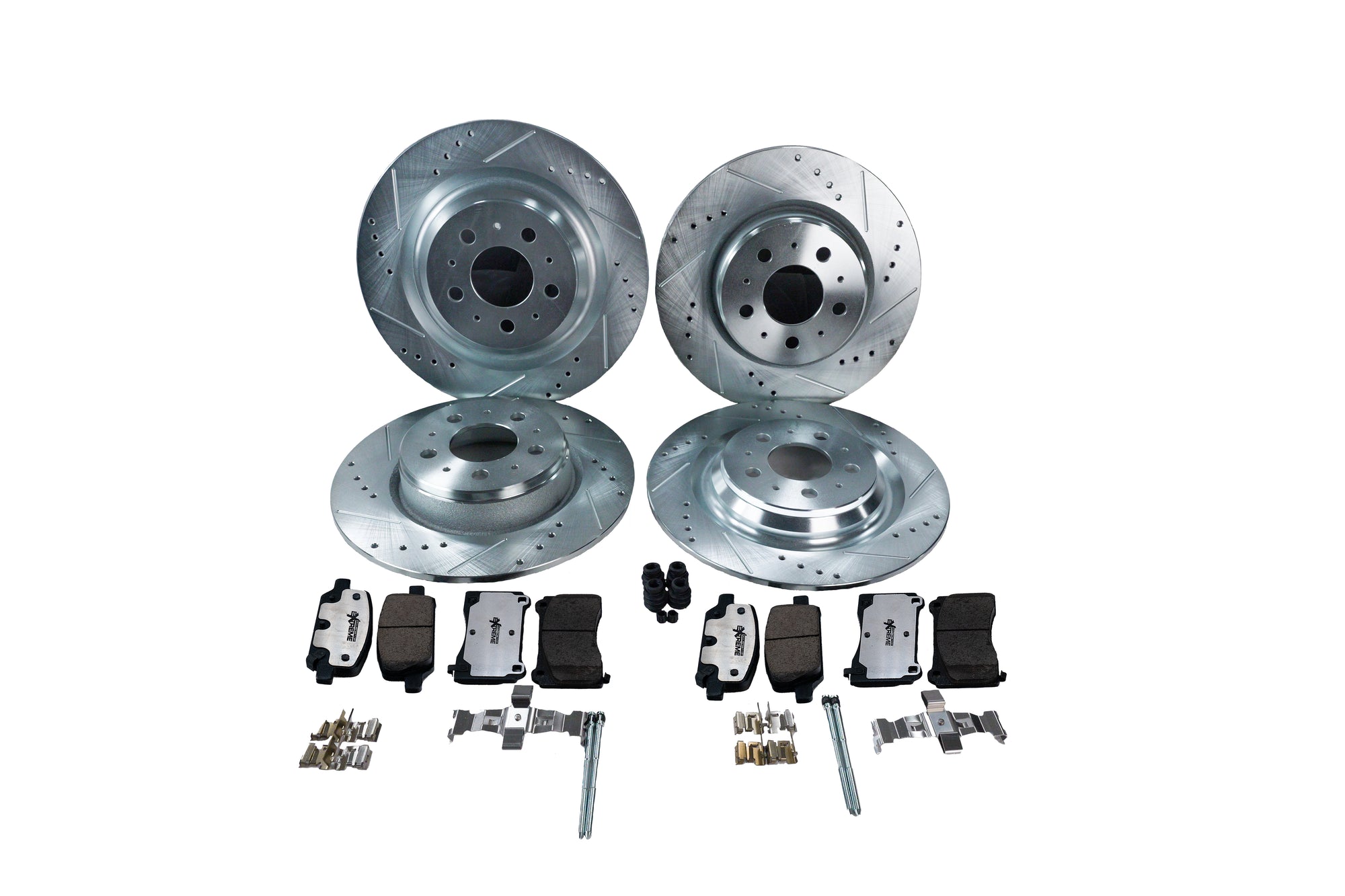 Tesla Model 3 / Y "Dust & Rust Free" Upgrade Replacement / Performance Brake Rotor and Pad Set