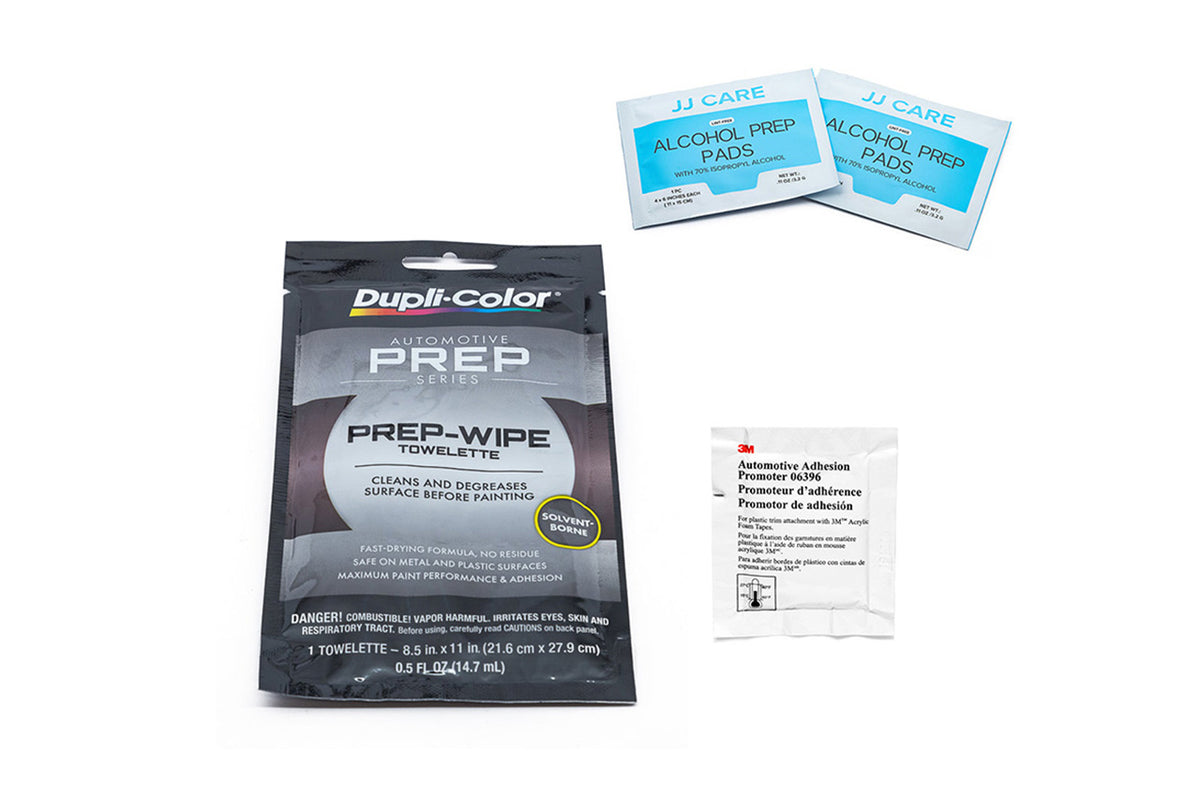 (Recommended) Surface Prep-Wipe &amp; 3M Tape Adhesion Promoter Kit (4pcs)