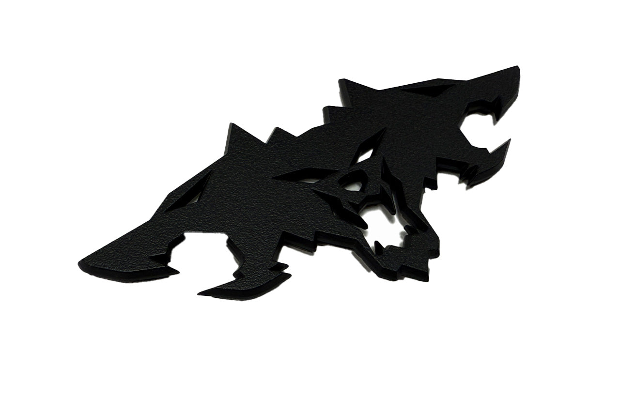 Cyberbeast Premium 3-D Aluminum Metal Satin Black Emblem Badge for Cybertruck