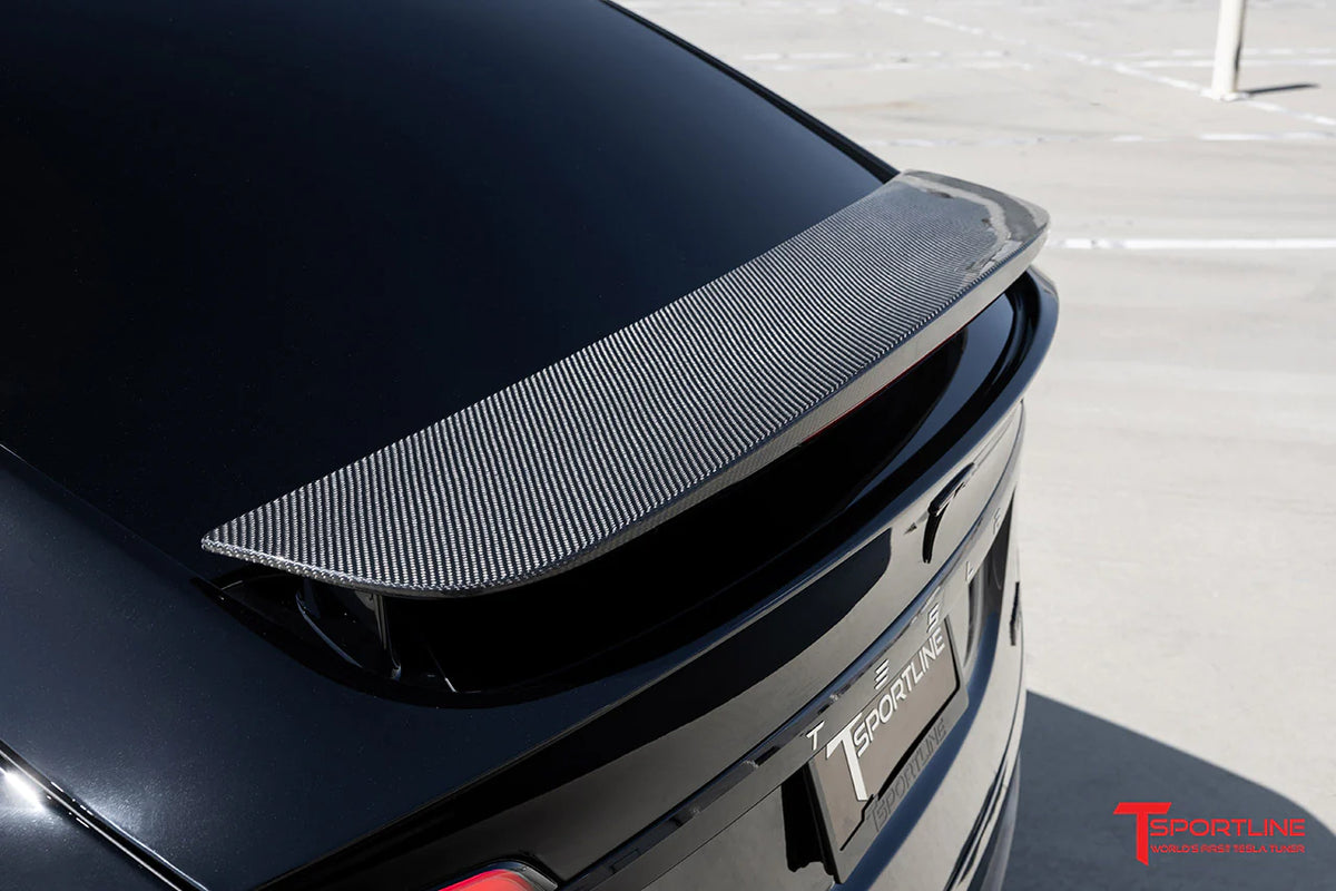 CB - Tesla Model X Carbon Fiber Spoiler - Special Deal!
