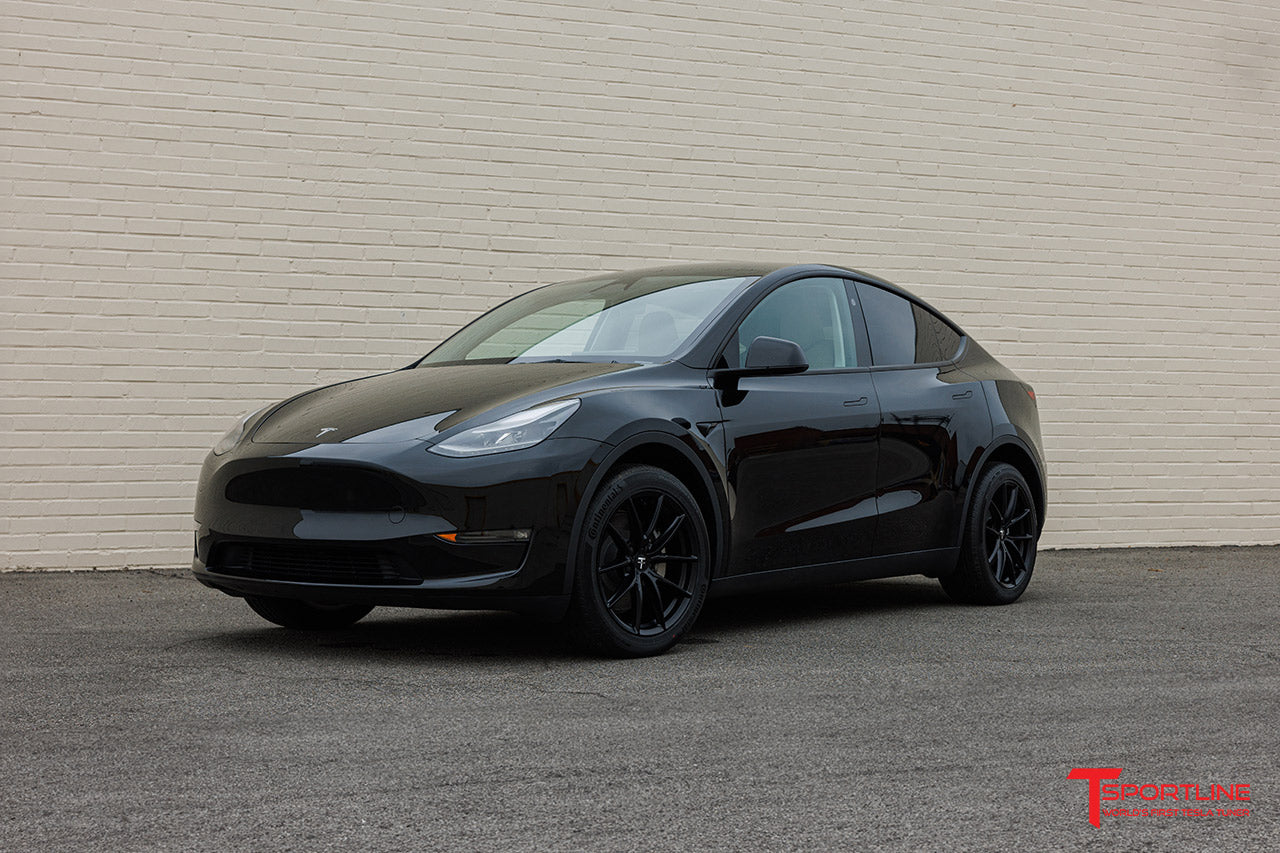 Upgraded to Custom Leather Upholstery & 20 TSA-5 Wheels for this Tesla  Model Y - How it should be! 