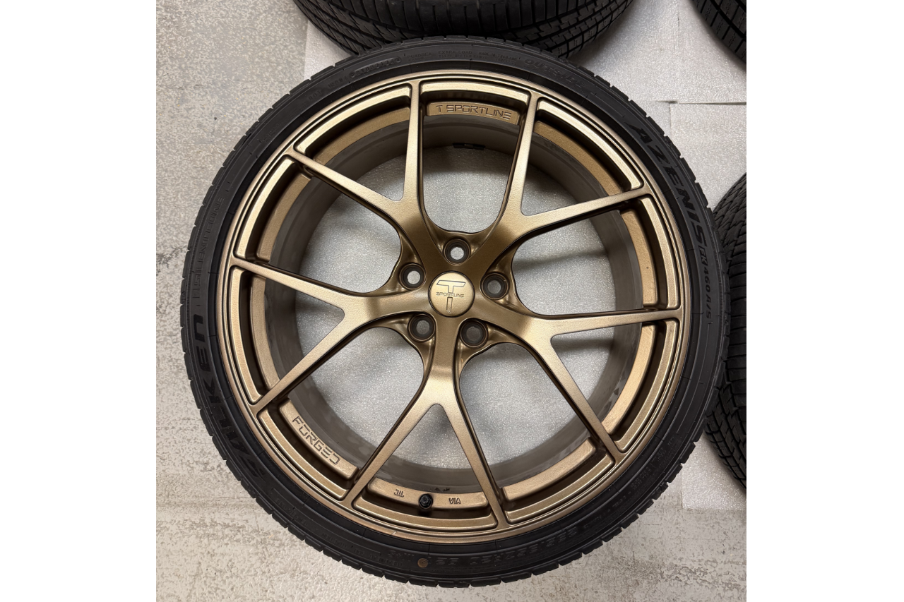 MARKETING DEMO DEAL! TXL115 20" Tesla Model 3 Fully Forged Lightweight Tesla Wheel and Tire Package (Set of 4)