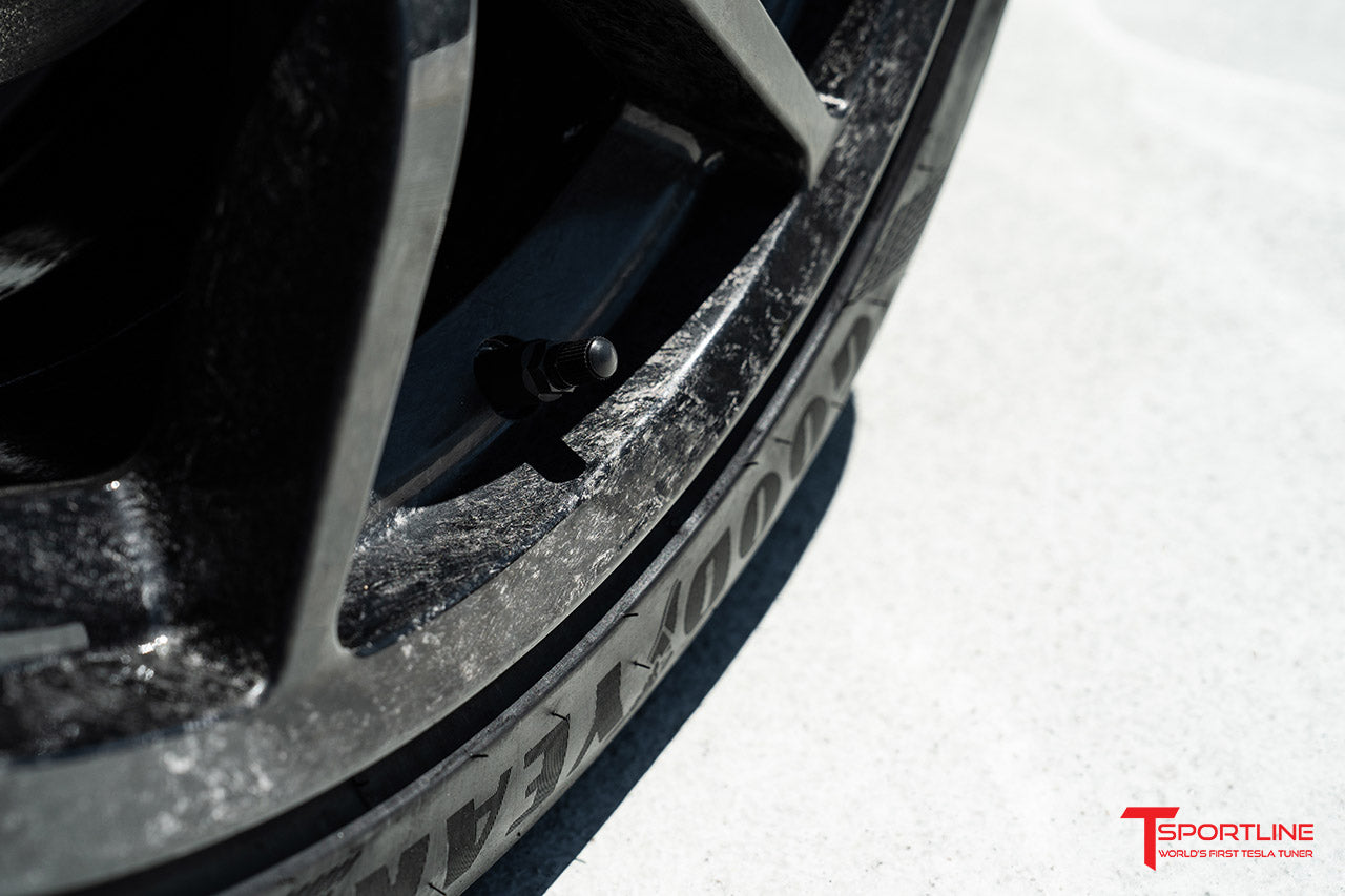 TSC 20" Tesla Model Y Forged Carbon Fiber Wheel and Tire Package (Set of 4)