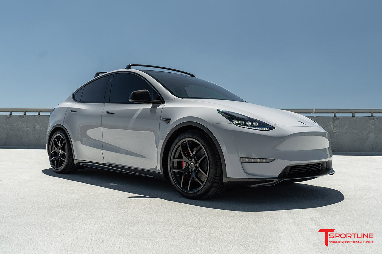 TSC 20" Tesla Model Y Forged Carbon Fiber Wheel and Tire Package (Set of 4)