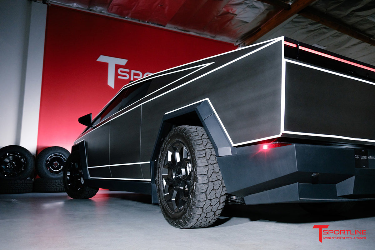 Tesla Cybertruck TRON Reflective Highlight DIY Wrap Kit