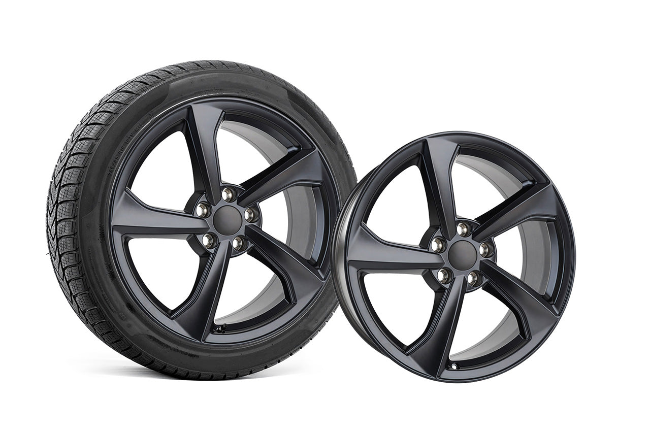 Tesla Model Y 19 Inch Crossflow Style Replacement Wheels and Tires