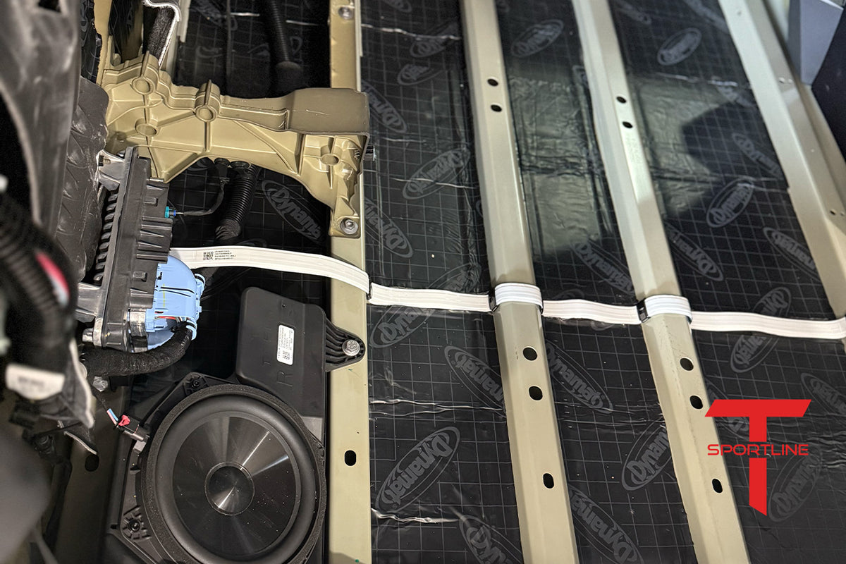 Tesla Cybertruck Dynamat Sound Deadening &amp; Noise Cancellation Insulation