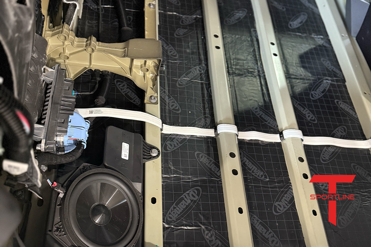 Tesla Cybertruck Dynamat Sound Deadening & Noise Cancellation Insulation