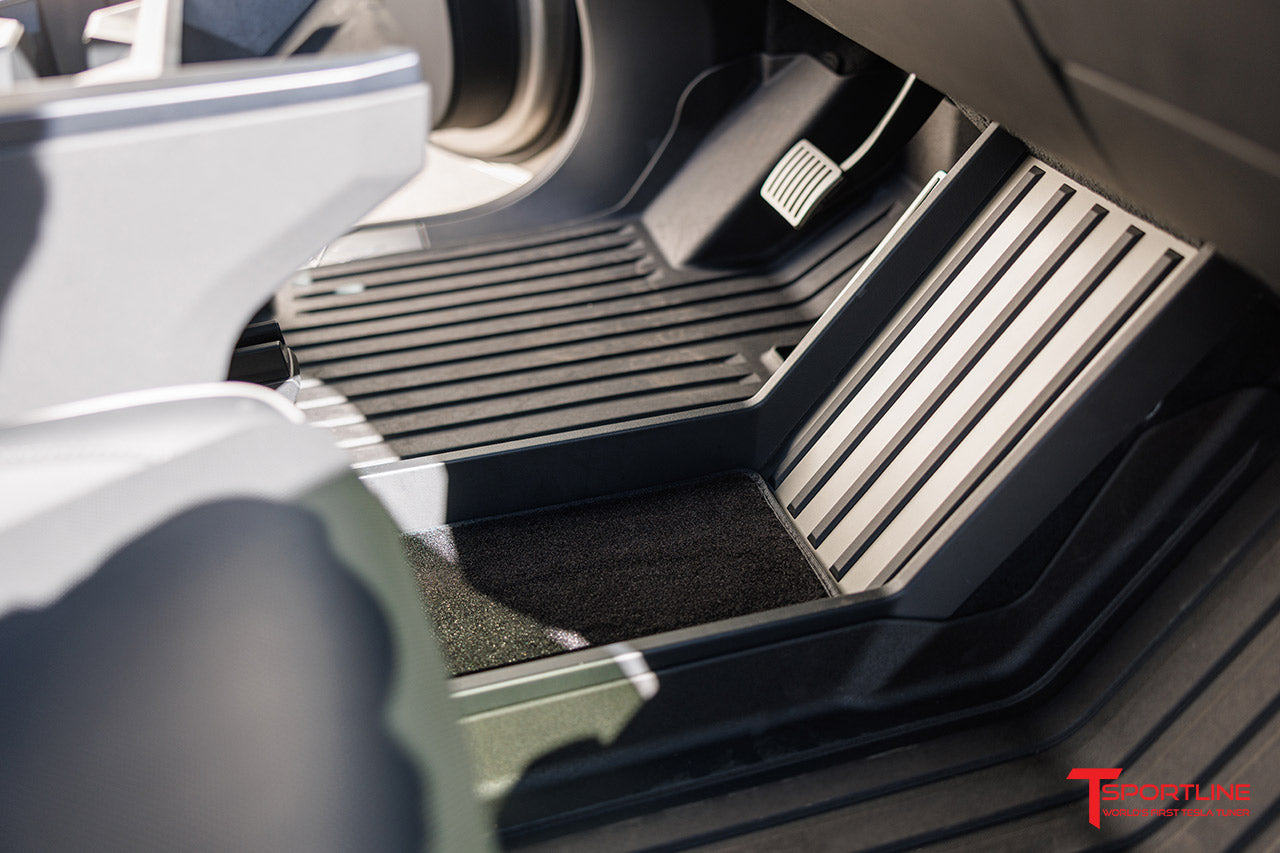 Tesla Cybertruck Precision Fitment Lower Center Console Carpet Liner Mat