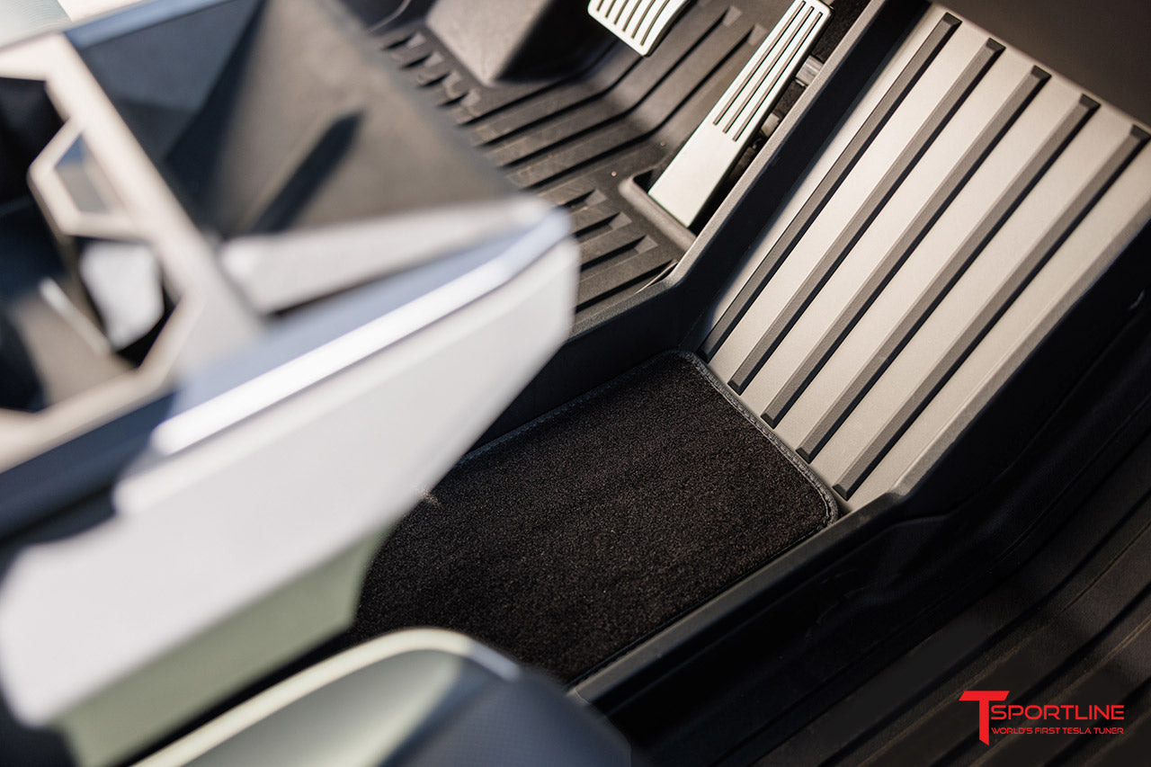 Tesla Cybertruck Precision Fitment Lower Center Console Carpet Liner Mat