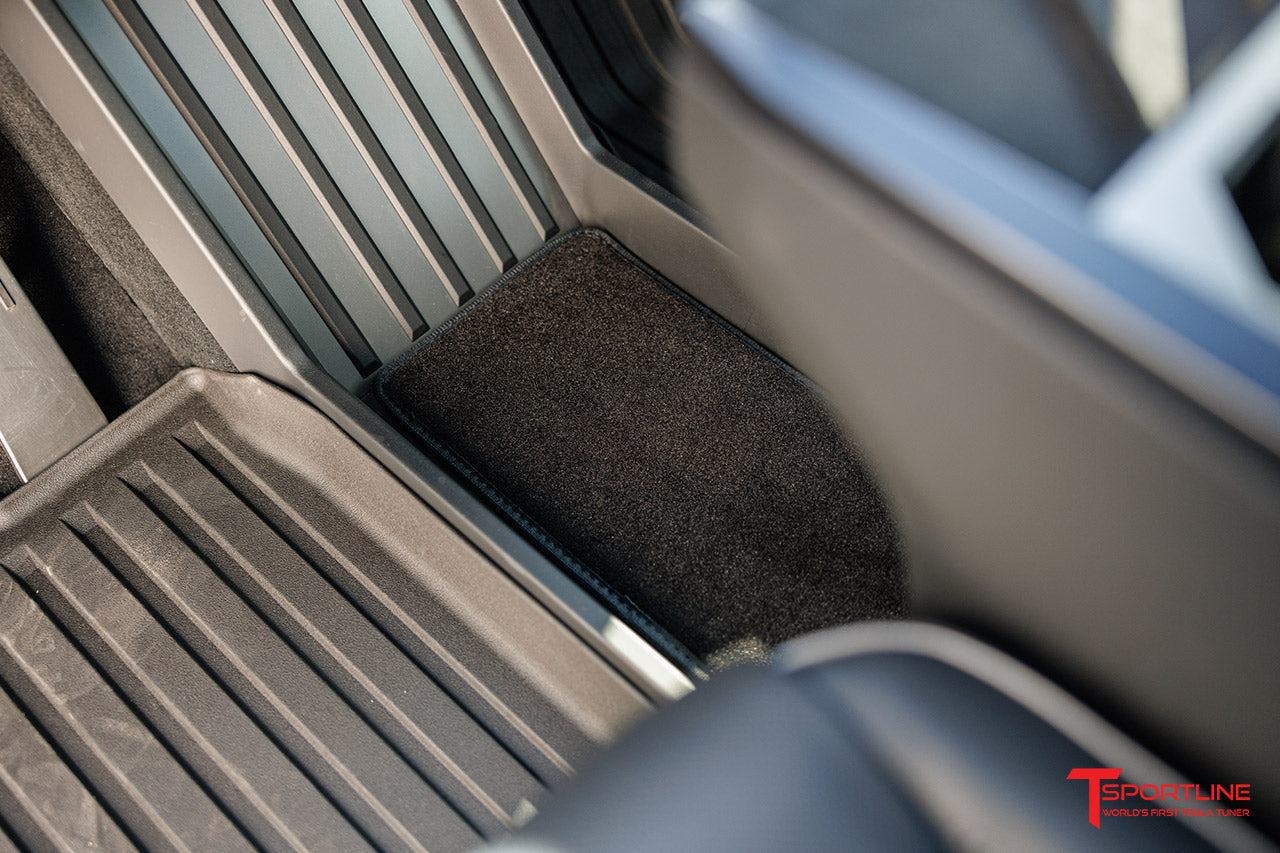 Tesla Cybertruck Precision Fitment Lower Center Console Carpet Liner Mat