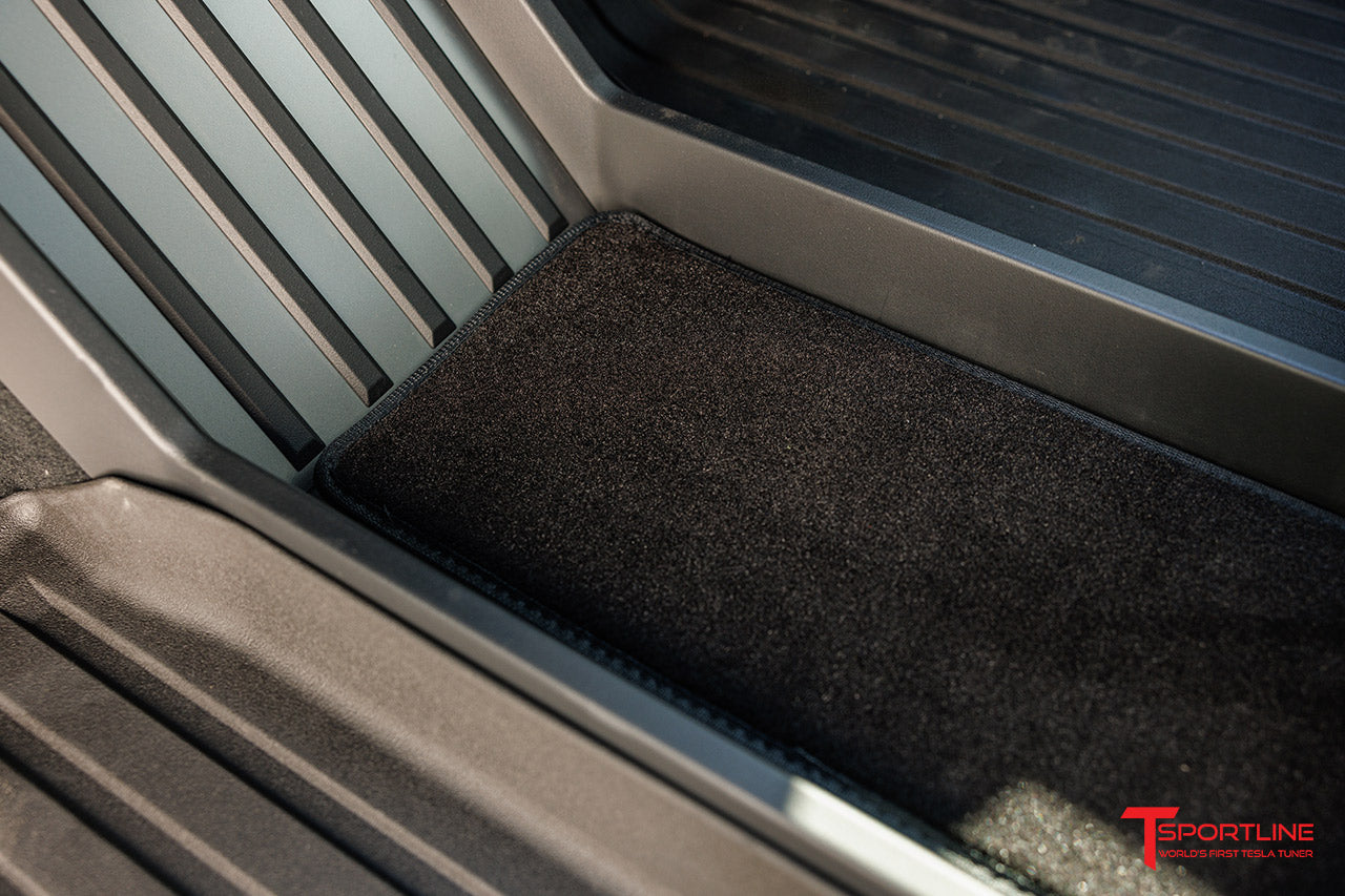 Tesla Cybertruck Precision Fitment Lower Center Console Carpet Liner Mat