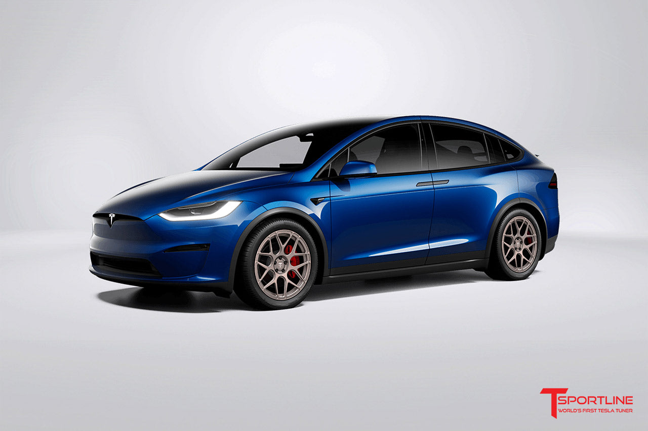 MX117 21" Tesla Model X Long Range & Plaid Wheel (Set of 4)