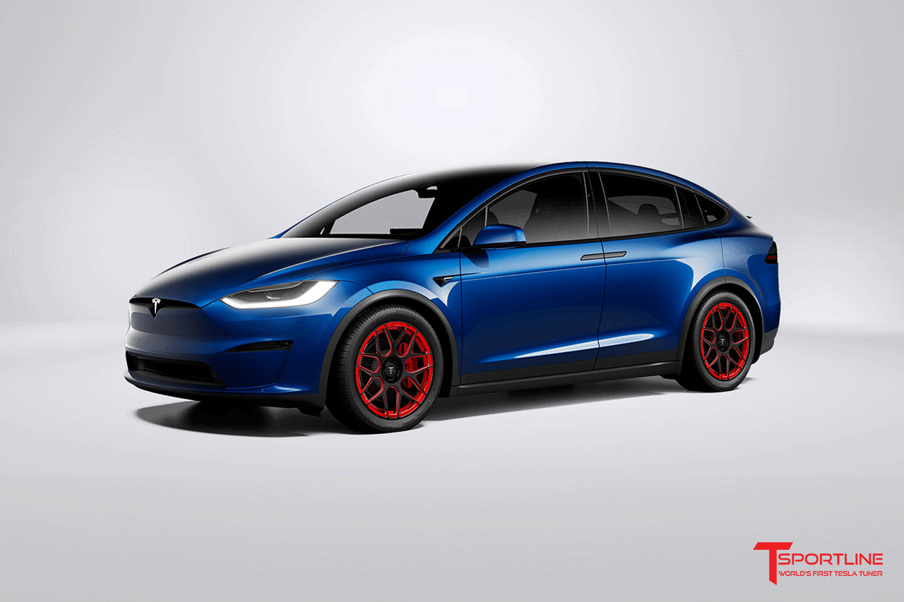 MX117 21" Tesla Model X Long Range & Plaid Wheel (Set of 4)