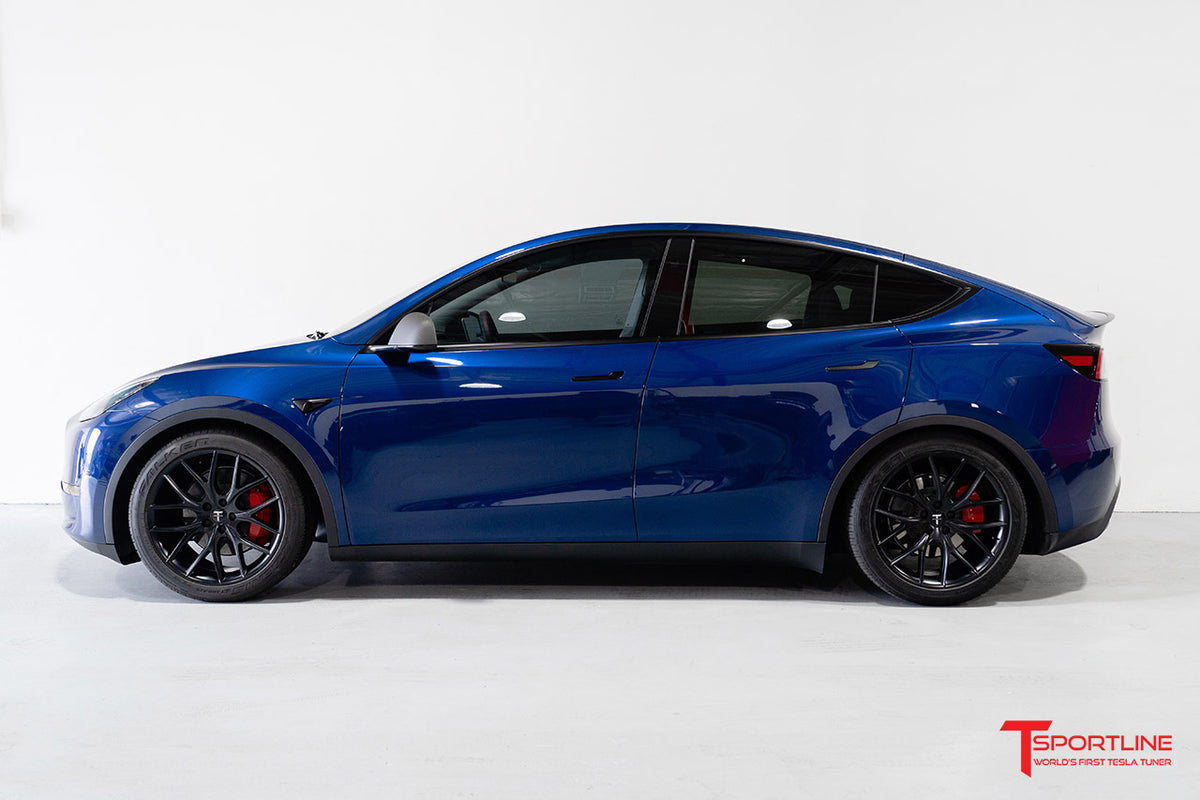 Tesla Model Y TSR 20&quot; Wheel and Tire Package in Satin Black (Set of 4) Open Box Special!