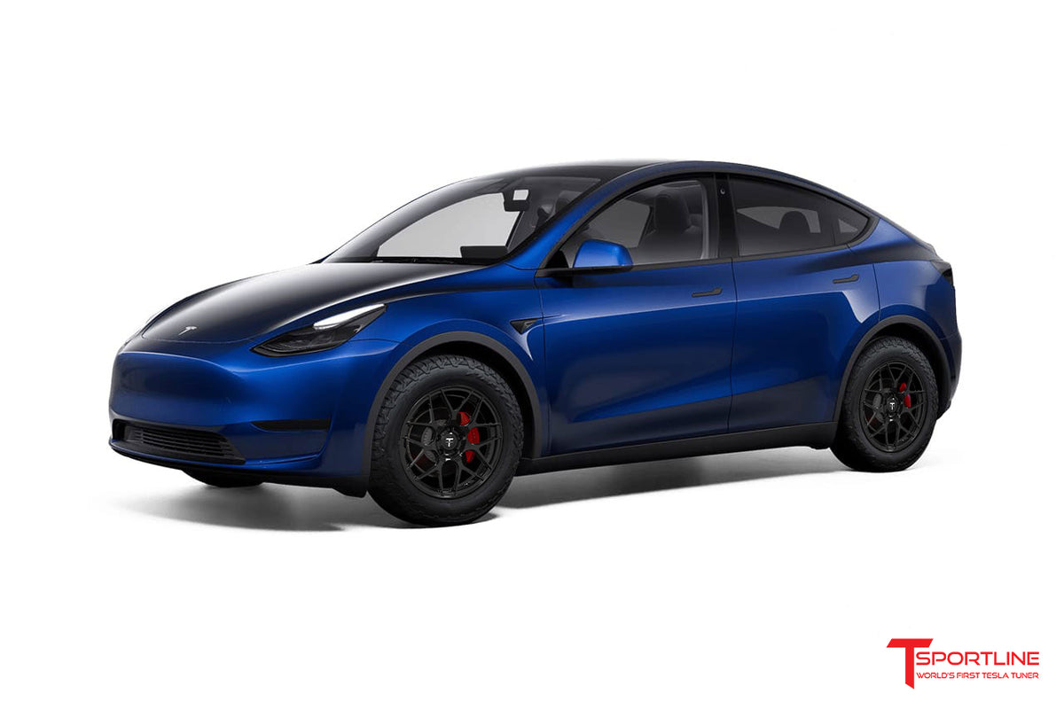 TXL117 18&quot; Tesla Model Y Fully Forged Lightweight Tesla Overland Wheel and Tire Package (Set of 4)