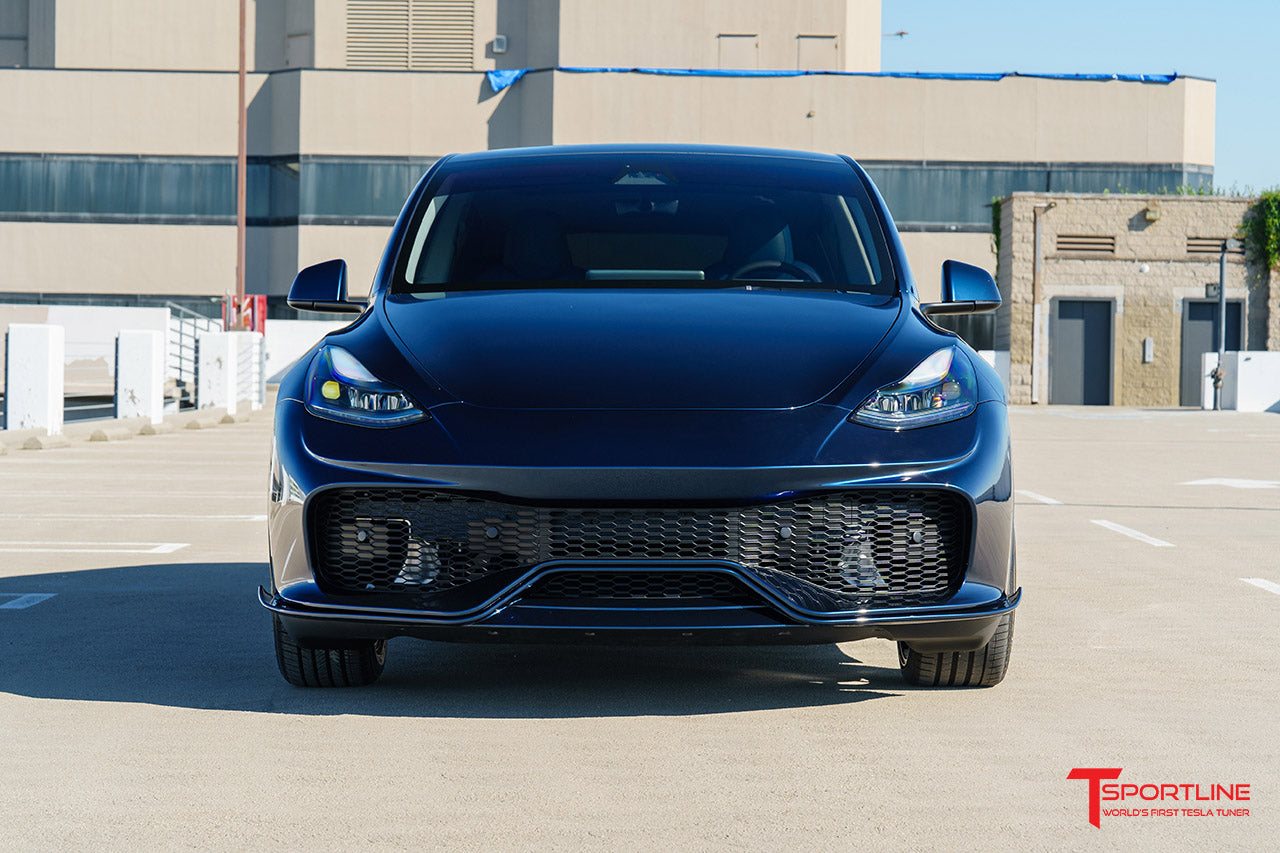 Tesla Model Y Aero Sport Body Kit with Front and Rear Bumper Fascias & Wing Spoiler