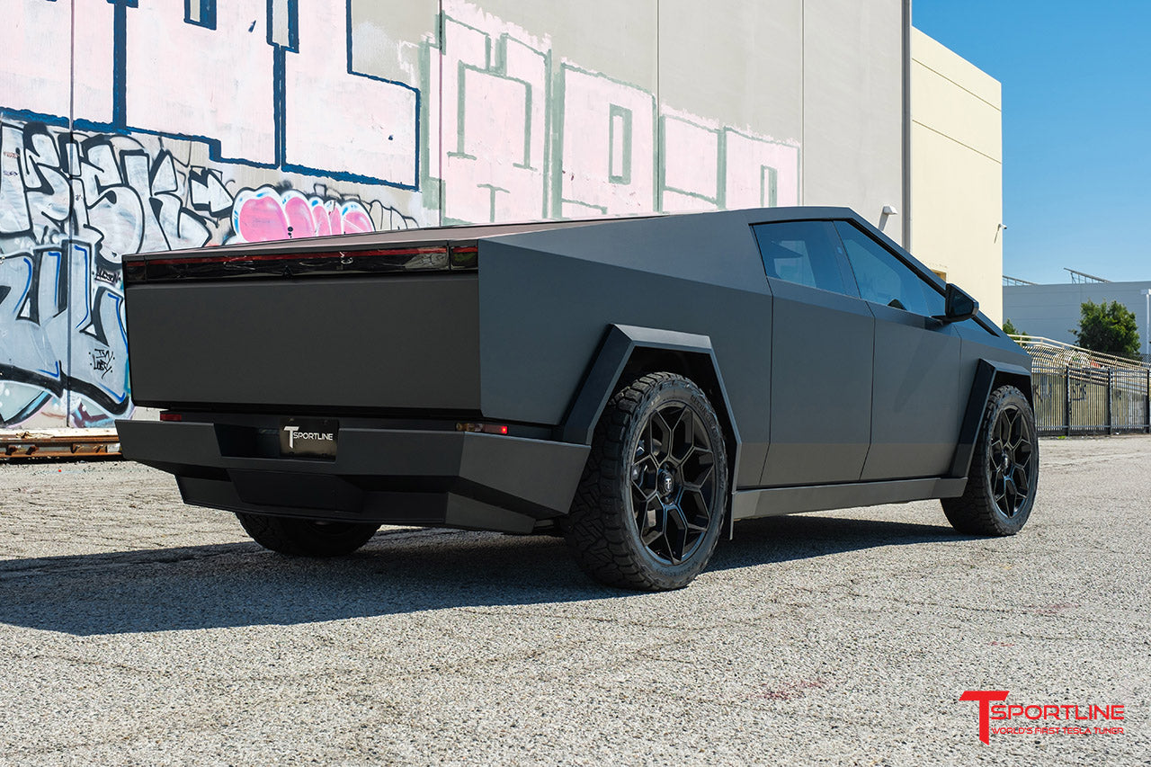 Tesla Cybertruck CT7 24" Fully Forged Lightweight Tesla Wheel and Tire Package (Set of 4) Open Box Special!