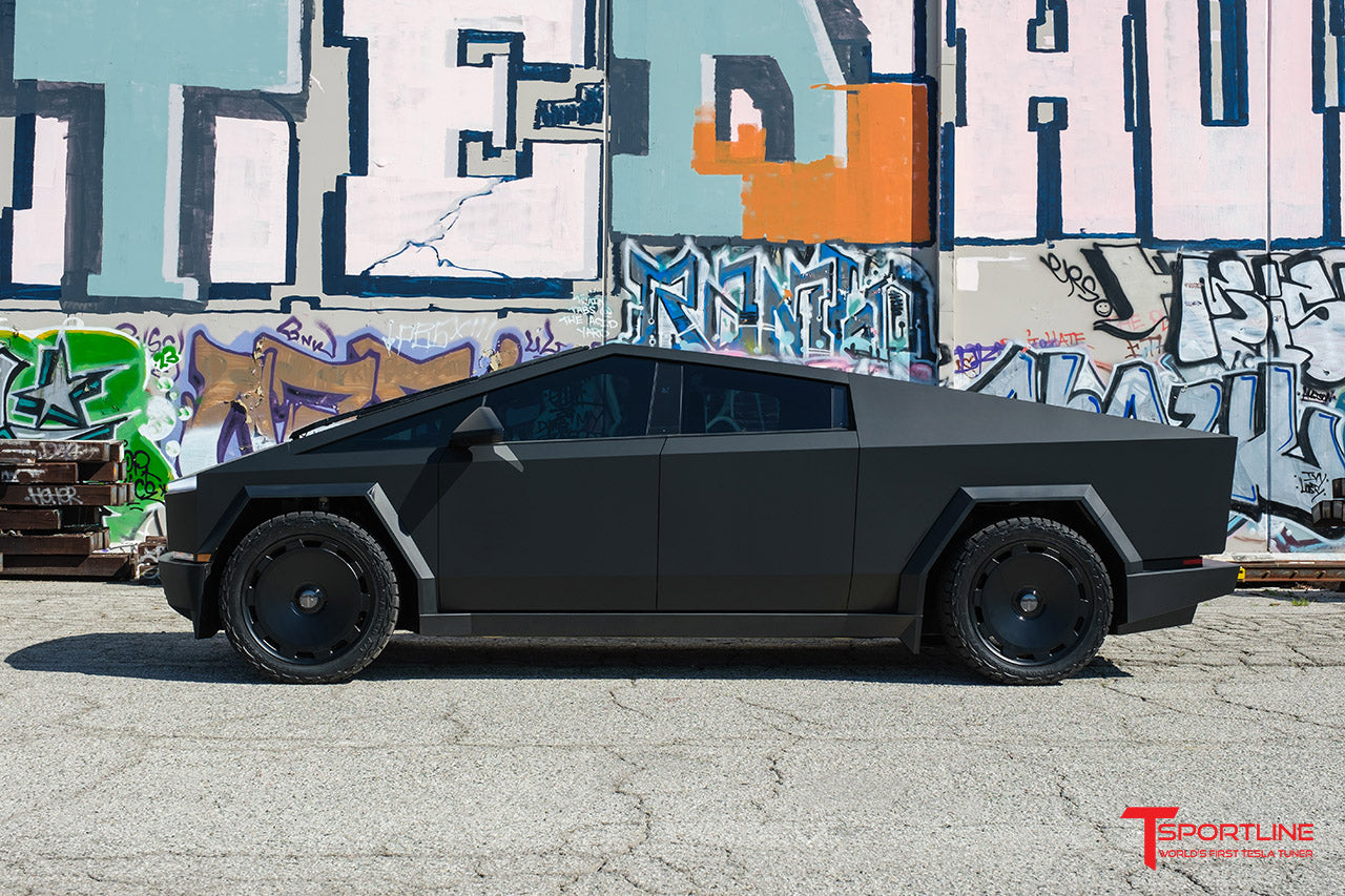 CTM 24" Tesla Cybertruck Fully Forged Monoblock Tesla Wheel and Tire Package (Set of 4)