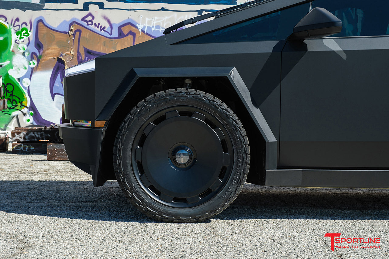 CTM 24" Tesla Cybertruck Fully Forged Monoblock Tesla Wheel and Tire Package (Set of 4)