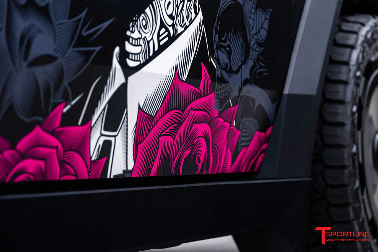 Tesla Cybertruck Custom Printed Wrap Kits