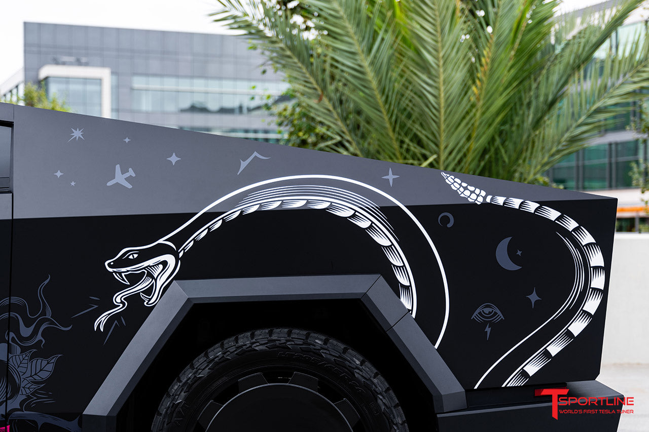 Tesla Cybertruck Custom Printed Wrap Kits