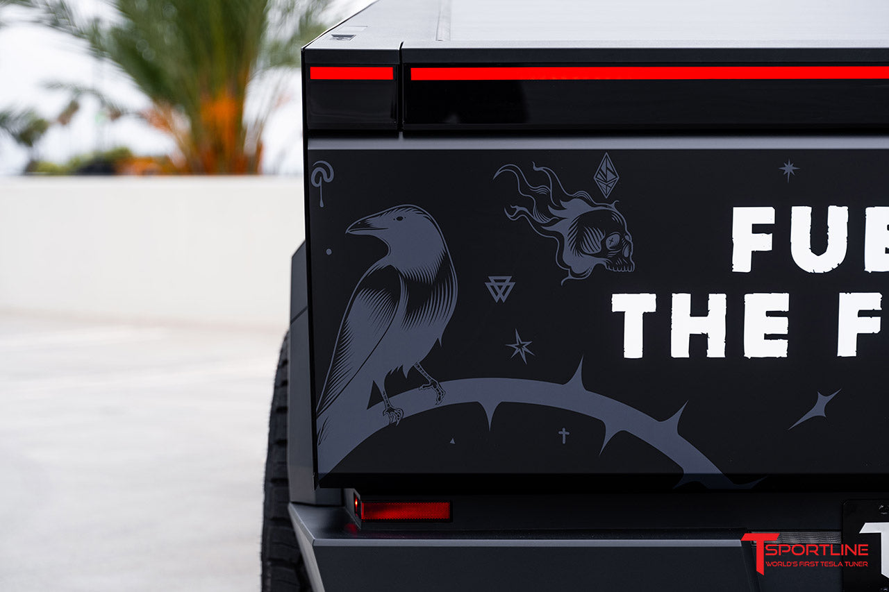 Tesla Cybertruck Custom Printed Wrap Kits