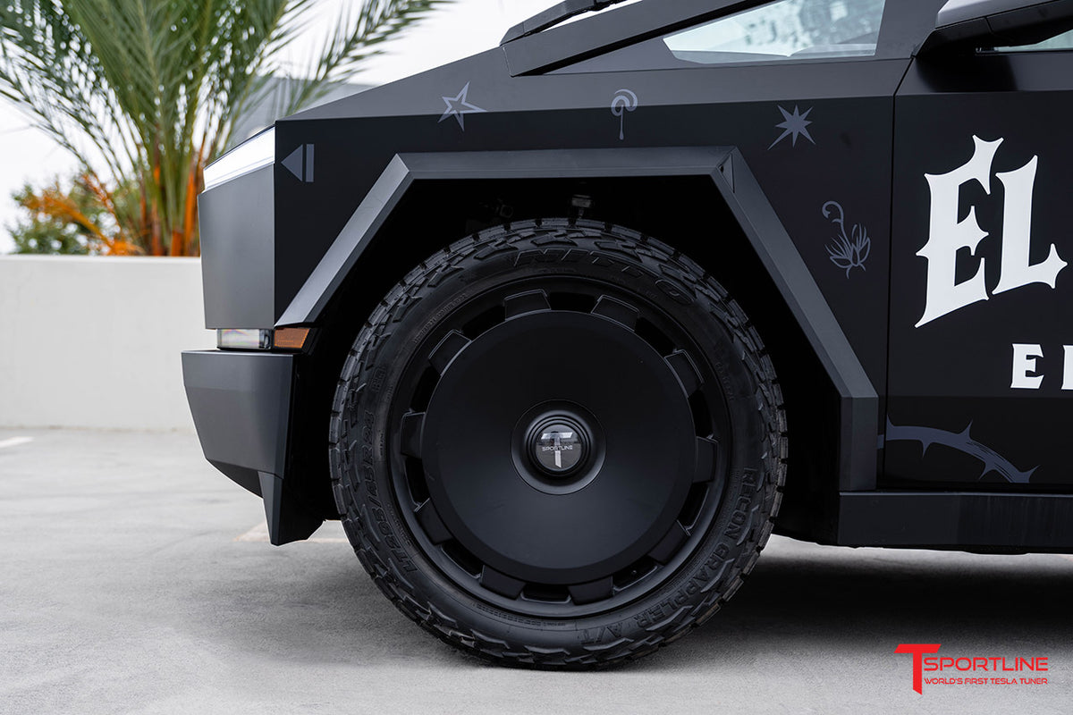 CTM 24&quot; Tesla Cybertruck Fully Forged Monoblock Tesla Wheel (Set of 4)
