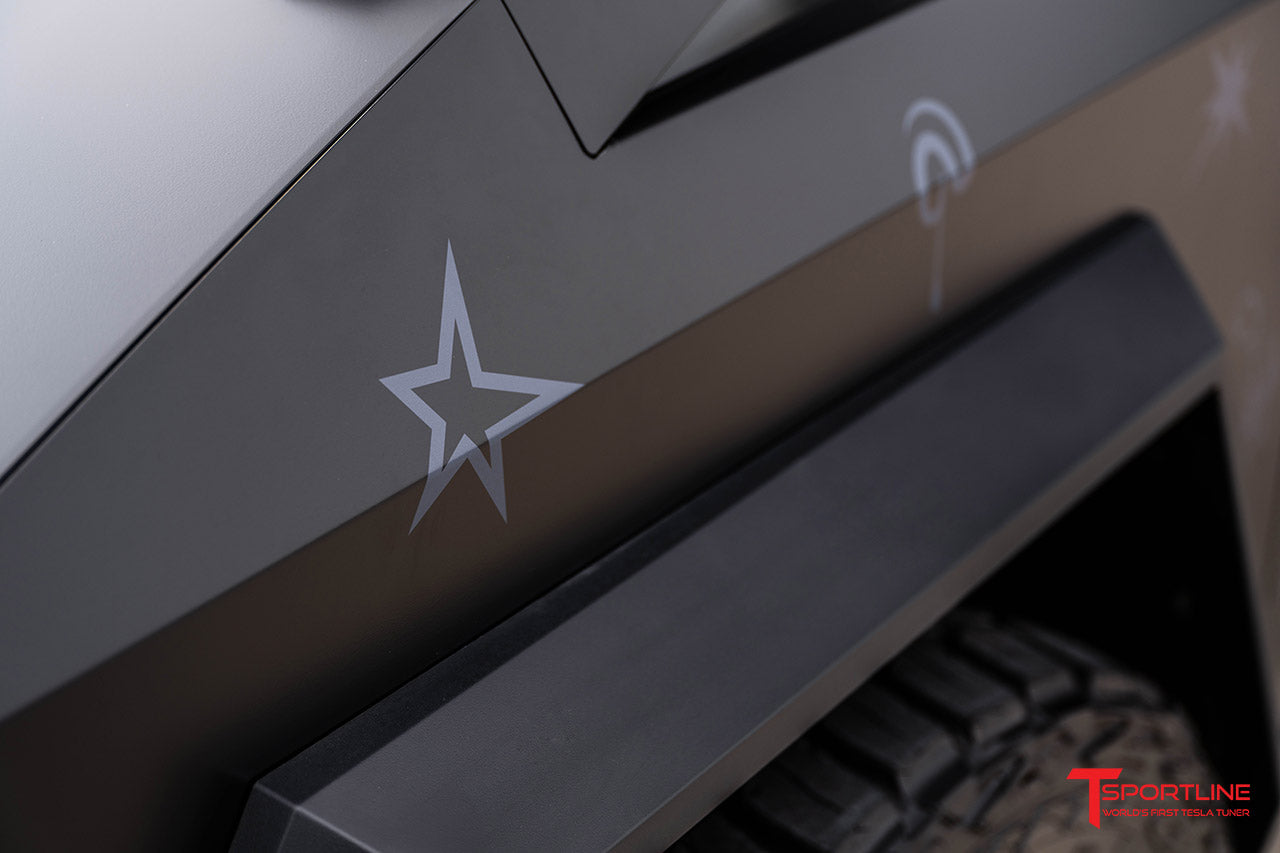 Tesla Cybertruck Custom Printed Wrap Kits