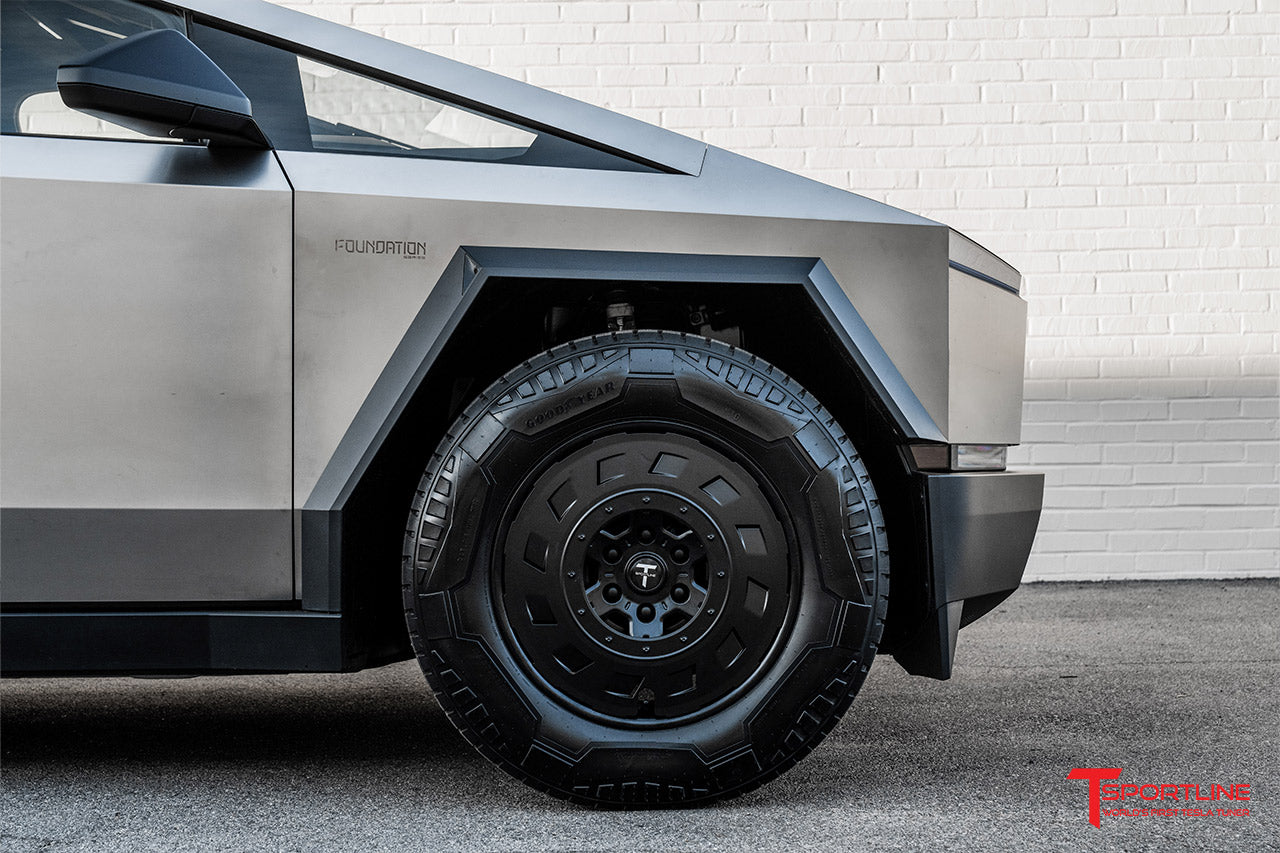 Super Saver Tesla Cybertruck Winter Snow Tire and AeroMaxx 20" Wheel Package (Set of 4)